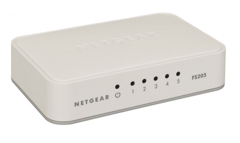 NETGEAR 5x10/ 100, Desktop Switch, FS205 - obrázek produktu