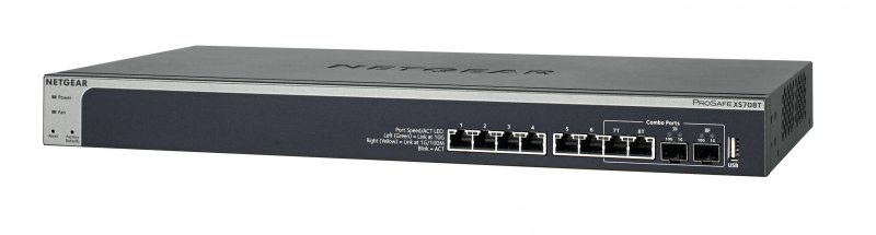 NETGEAR 10-Gigabit Smart Managed Pro Switch Series, XS708T - obrázek produktu