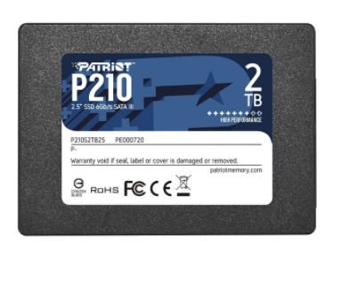PATRIOT P210/ 128GB/ SSD/ 2.5"/ SATA/ 3R - obrázek produktu