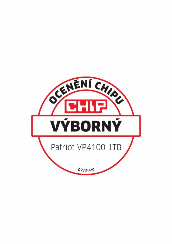 SSD 1TB PATRIOT VP4100 M.2  2280 PCIe NVMe Gen4 x 4 - obrázek č. 4