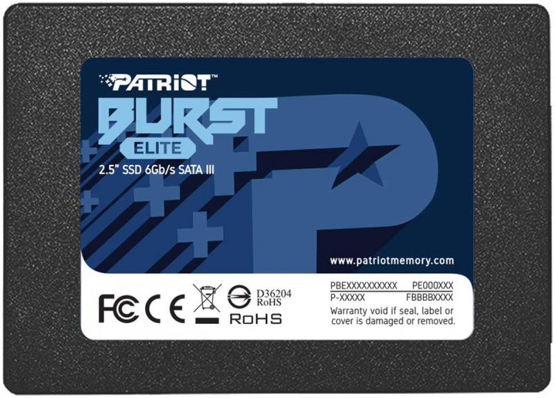 PATRIOT Burst Elite/ 960 GB/ SSD/ 2.5"/ SATA/ 3R - obrázek produktu
