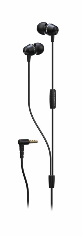 Pioneer SE-QL2T špuntová sluchátka s mikrofonem černá - obrázek produktu