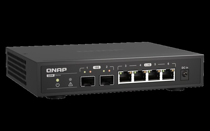 QNAP switch QSW-2104-2S (4x 2,5GbE RJ45 a 2x 10GbE SFP+) - obrázek č. 1
