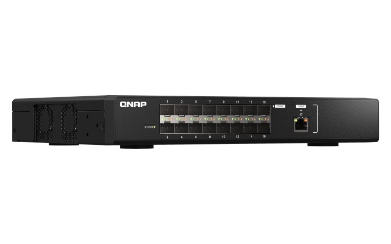 QNAP řízený switch QSW-M5216-1T (16x 25GbE SFP28 port, 1x 10GbE) - obrázek č. 1