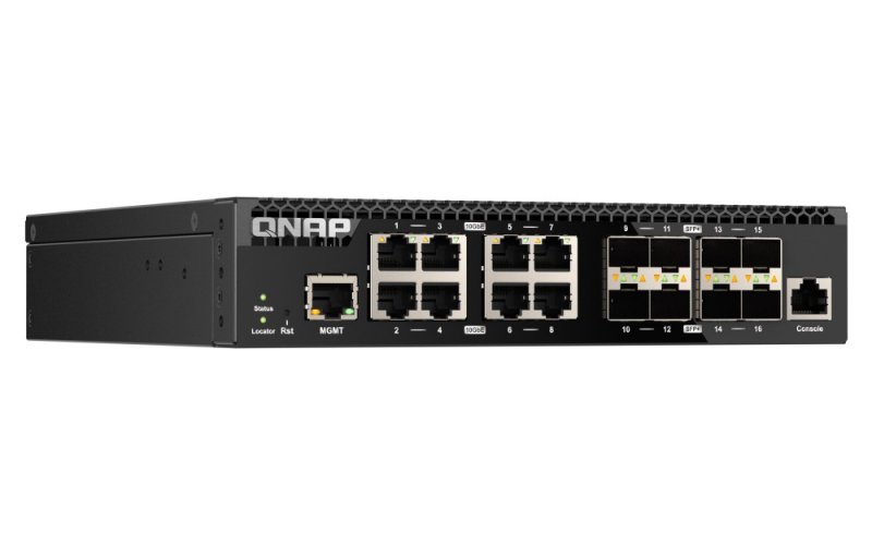 QNAP řízený switch QSW-M3212R-8S4T (4x 10GbE porty + 8x 10G SFP+ porty, poloviční šířka) - obrázek č. 8