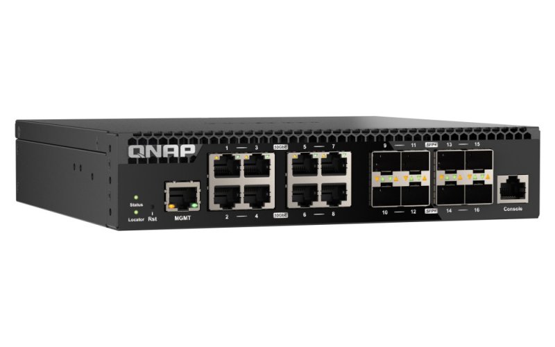 QNAP řízený switch QSW-M3212R-8S4T (4x 10GbE porty + 8x 10G SFP+ porty, poloviční šířka) - obrázek č. 7