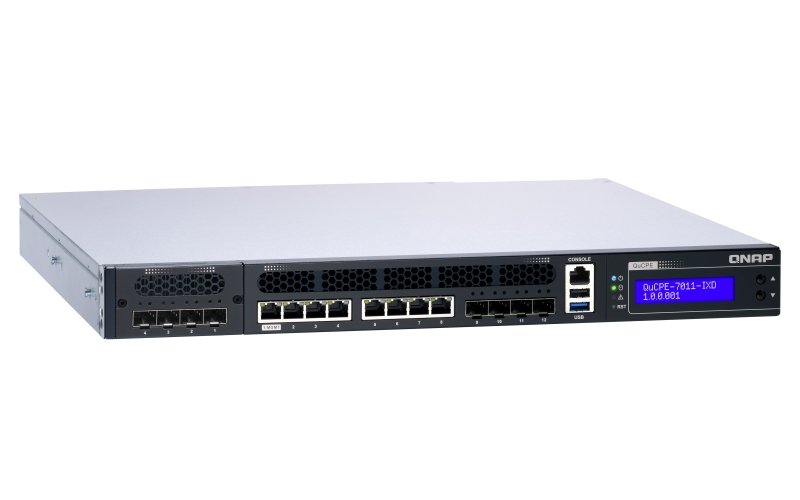 QNAP NVPE zařízení QuCPE-7012-D2123IT-8G (Xeon 4core D-2123IT, 8GB ECC RAM, 8x 2,5GbE, 4x 10G SFP+) - obrázek č. 7