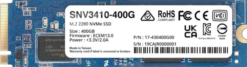 Synology SNV3410/ 400GB/ SSD/ M.2 NVMe/ 5R - obrázek produktu