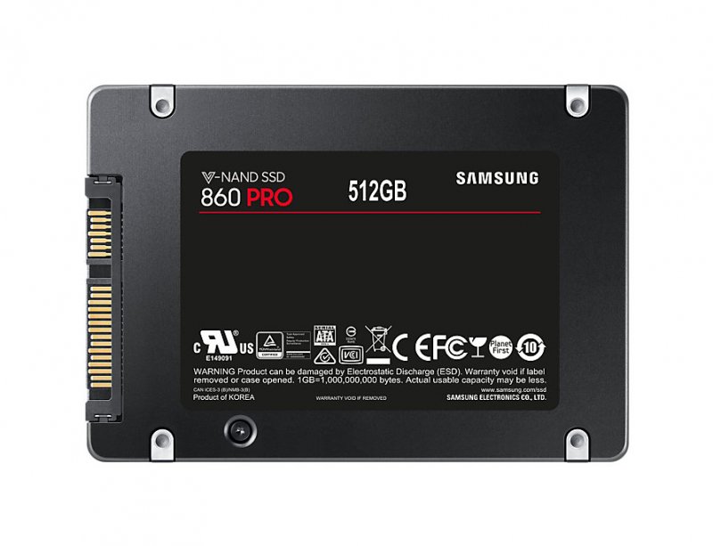 SSD 512GB Samsung 860 PRO SATA III - obrázek č. 1
