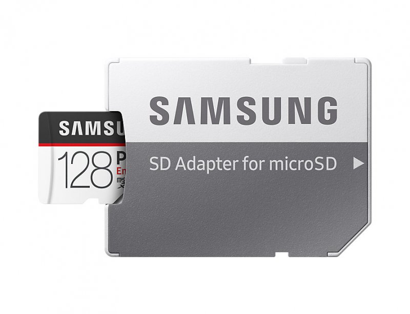 Micro SDXC 128GB Samsung PRO endurance +SD adaptér - obrázek č. 1
