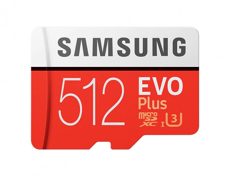 Micro SDXC 512GB Samsung EVO Plus + SD adaptér - obrázek produktu