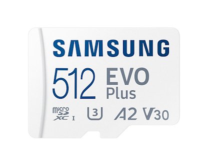 Samsung EVO Plus/ micro SDXC/ 512GB/ 130MBps/ UHS-I U3 /  Class 10/ + Adaptér - obrázek produktu