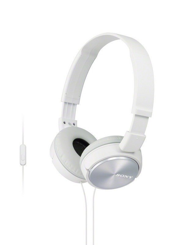 SONY sluchátka MDR-ZX310AP, handsfree, bílé - obrázek produktu