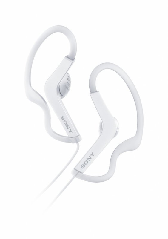 SONY sluchátka ACTIVE MDR-AS210AP, handsfree,bílé - obrázek produktu