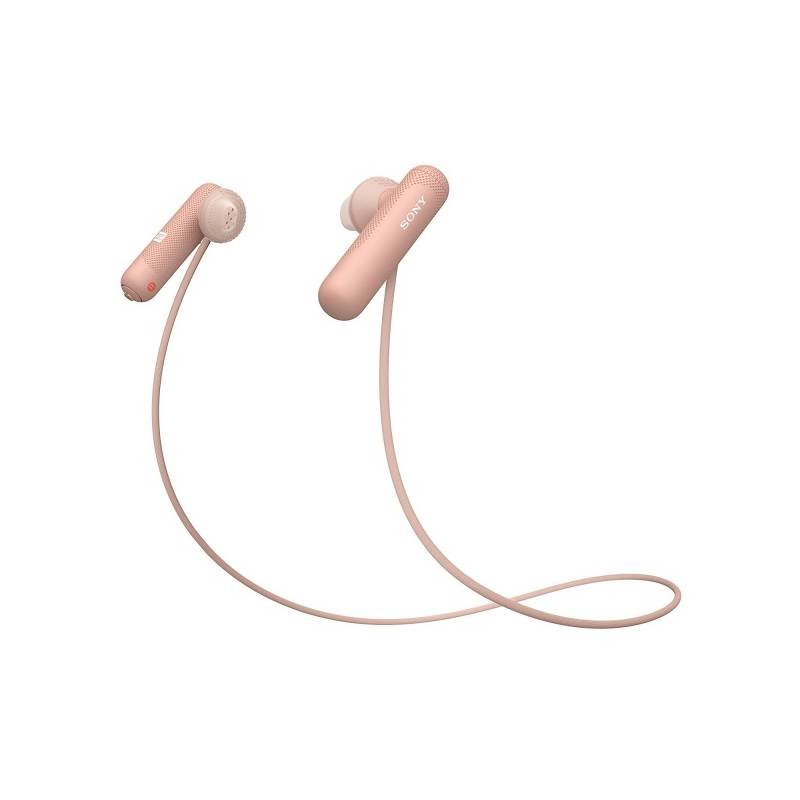SONY sluchátka WI-SP500 bezdr.,růžová - obrázek produktu