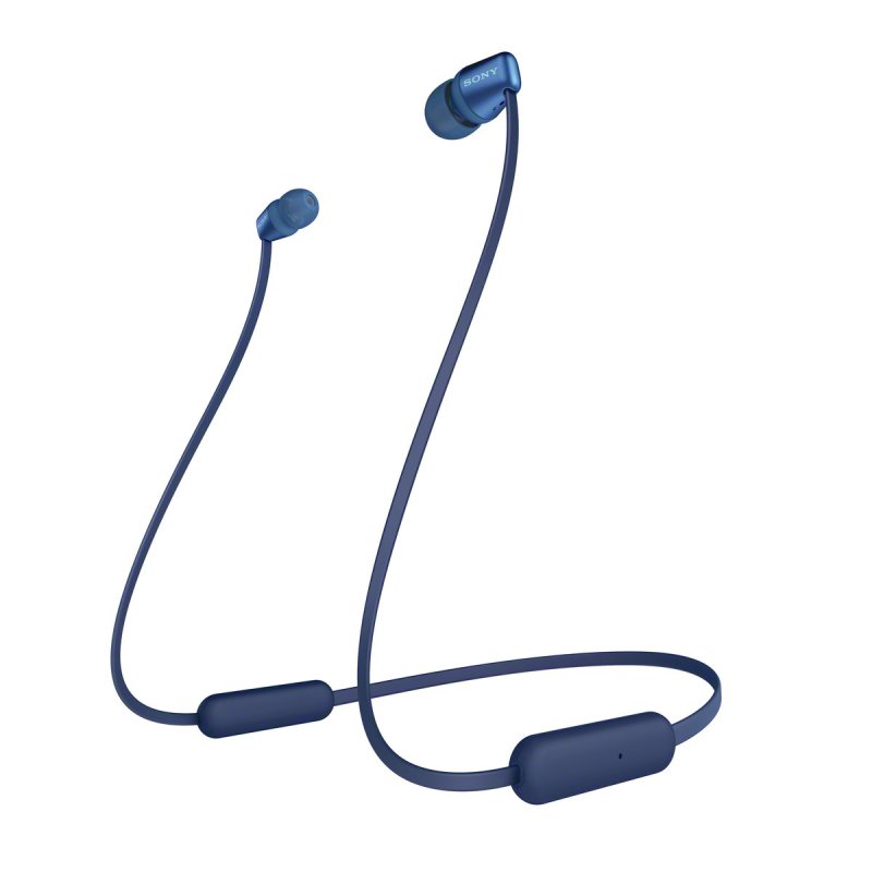 SONY sluchátka WI-C310 bezdr.,modrá - obrázek produktu