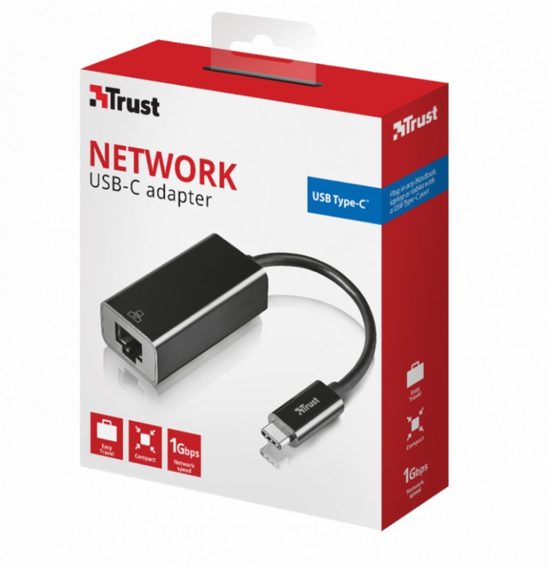 TRUST USB-C to Ethernet Adapter - obrázek č. 2