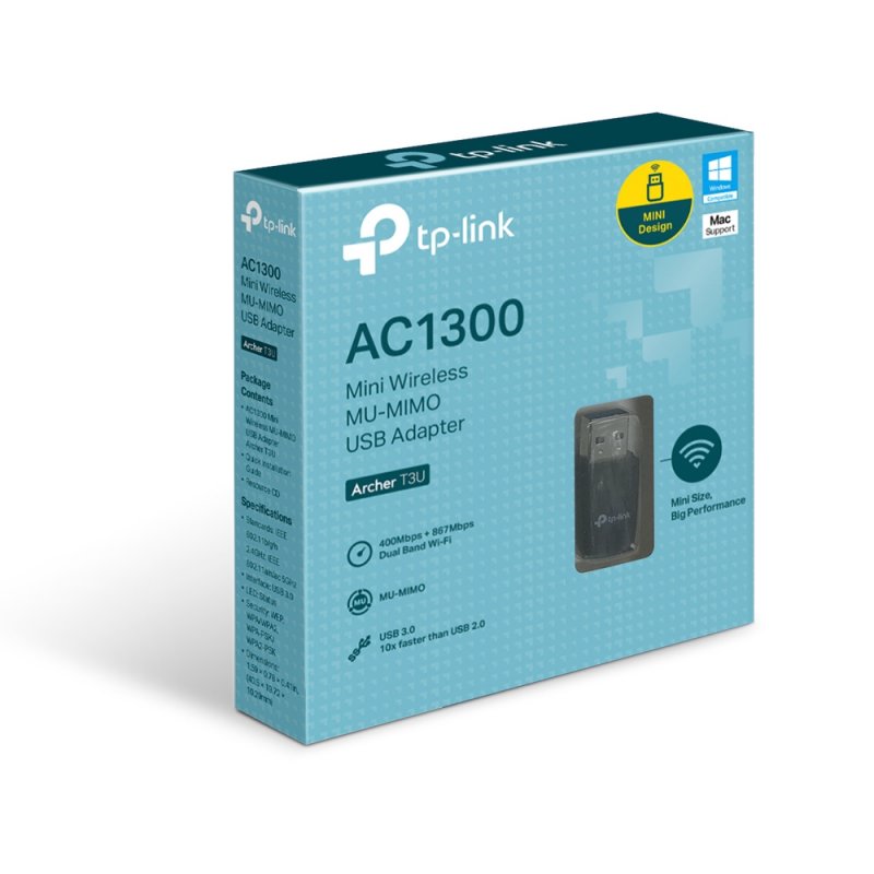 TP-Link Archer T3U, AC1300 USB 3.0 Wifi Adapter - obrázek č. 1