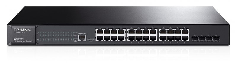 TP-Link T2600G-28TS 24xGb L2 Managed Switch, 4xGb Combo SFP - obrázek produktu