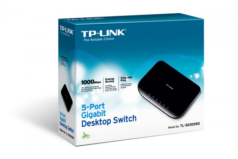 TP-Link TL-SG1005D 5x Gigabit Desktop Switch - obrázek č. 4