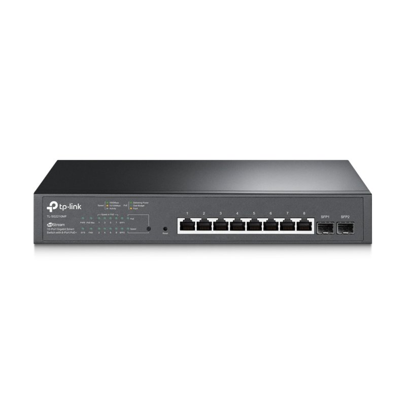 TP-Link TL-SG2210MP 8xGb 2xSFP smart rack switch 150W POE+ Omada SDN - obrázek produktu