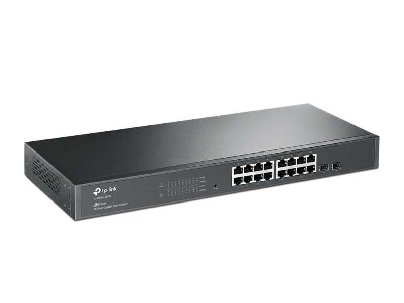TP-Link T1600G-18TS(TL-SG2216) 16xGb, 2SFP rack smart switch - obrázek produktu