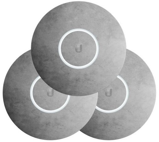 Ubiquiti kryt pro UAP-nanoHD, U6 Lite a U6+, betonový motiv, 3 kusy - obrázek produktu