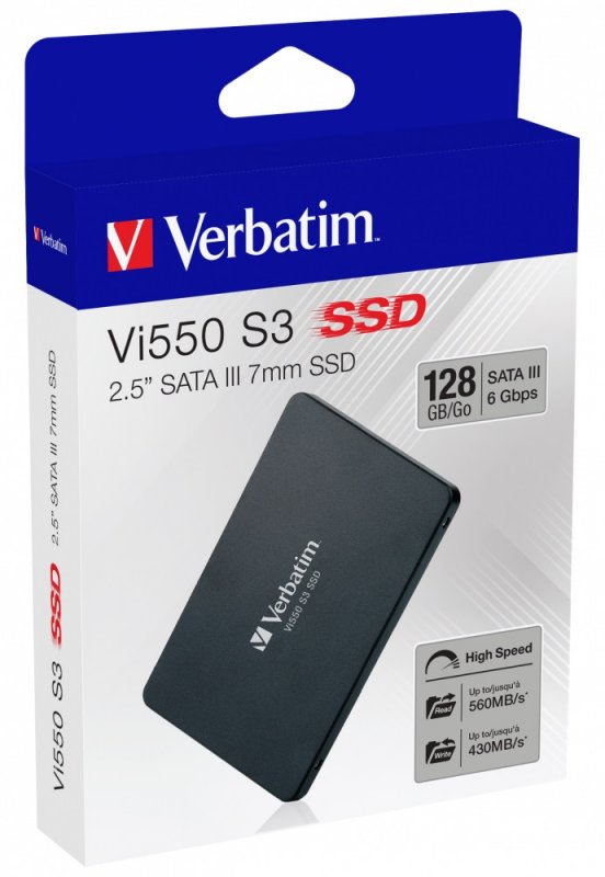 Verbatim SSD interní disk 2,5" Vi550 S3, SATA III, 128GB - obrázek č. 2