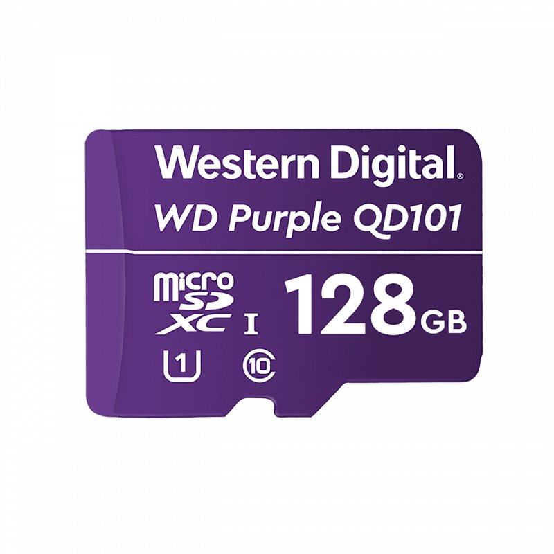 WD Purple microSDXC 128GB Class 10 U1 - obrázek produktu