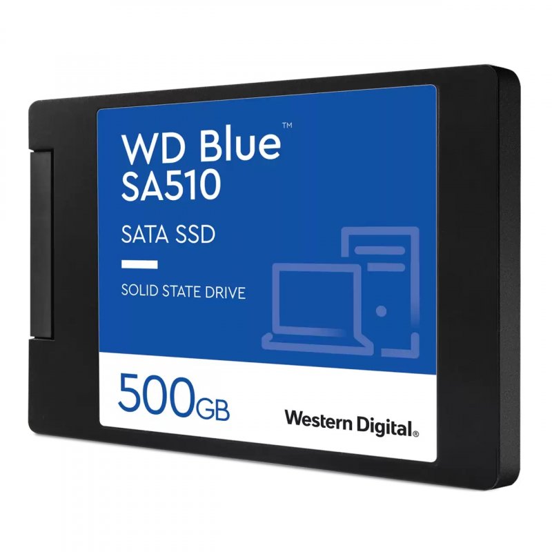 WD Blue SA510/ 500GB/ SSD/ 2.5"/ SATA/ 5R - obrázek č. 1