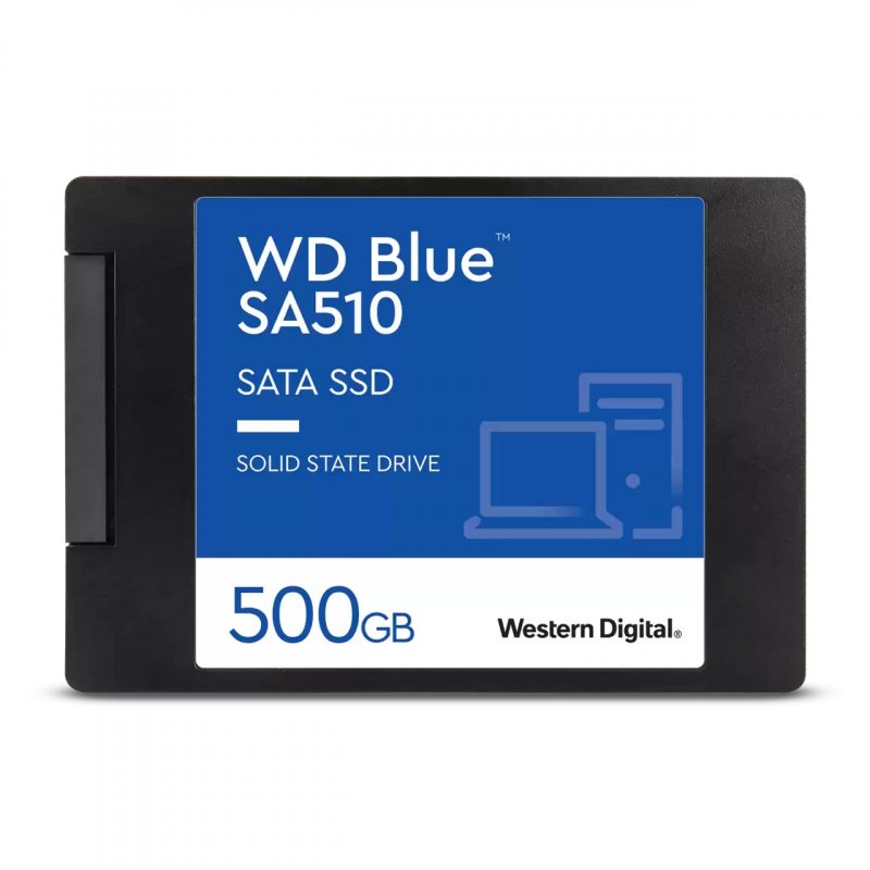 WD Blue SA510/ 500GB/ SSD/ 2.5"/ SATA/ 5R - obrázek produktu