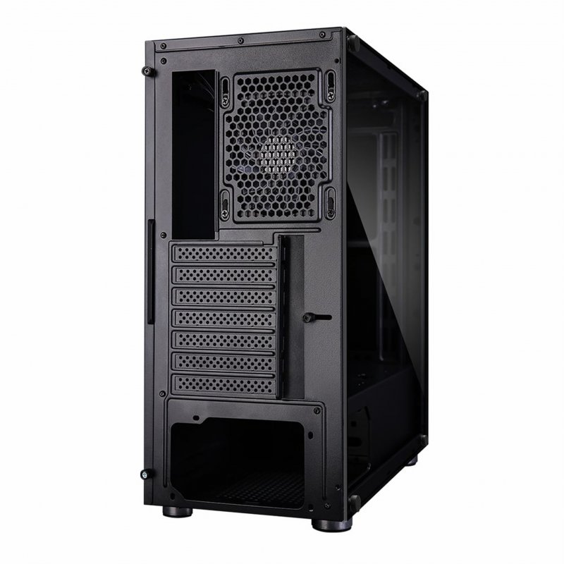 case Zalman miditower R2 black, E-ATX/ mATX/ ATX, průhledný bok, bez zdroje, USB3.0, černá - obrázek č. 3