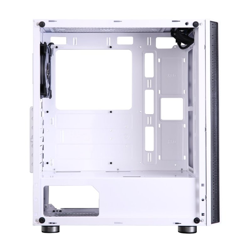 case Zalman miditower R2 white, E-ATX/ mATX/ ATX, průhledný bok, bez zdroje, USB3.0, bílá - obrázek č. 2