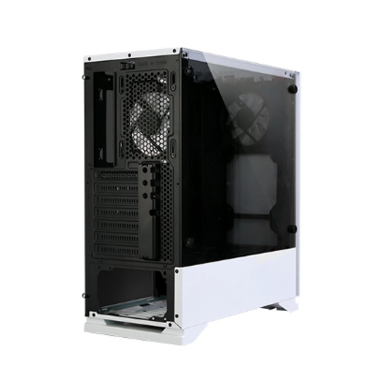 case Zalman miditower S5 White, ATX/ mATX/ Mini-ITX, bez zdroje, 1×RGB ventilátor, USB3.0, bílá - obrázek č. 2