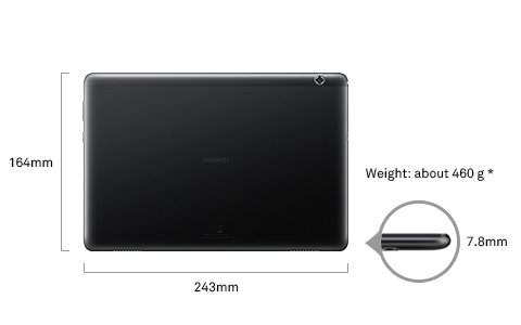 HUAWEI MediaPad T5 10.0 32GB Wifi Black - obrázek č. 1