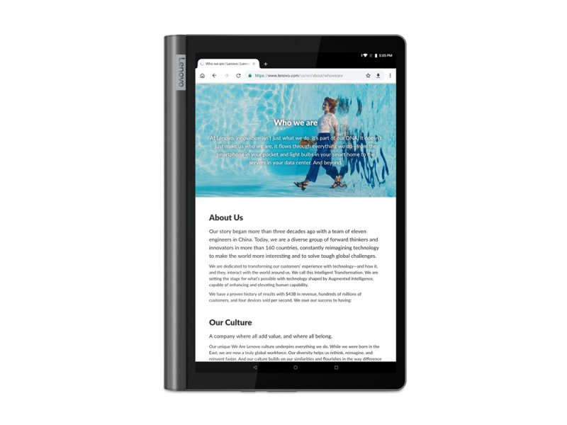 Lenovo Yoga Smart Tab 10,1" FHD/ 8-Core/ 3G/ 32/ LTEAn 9 grey - obrázek č. 1