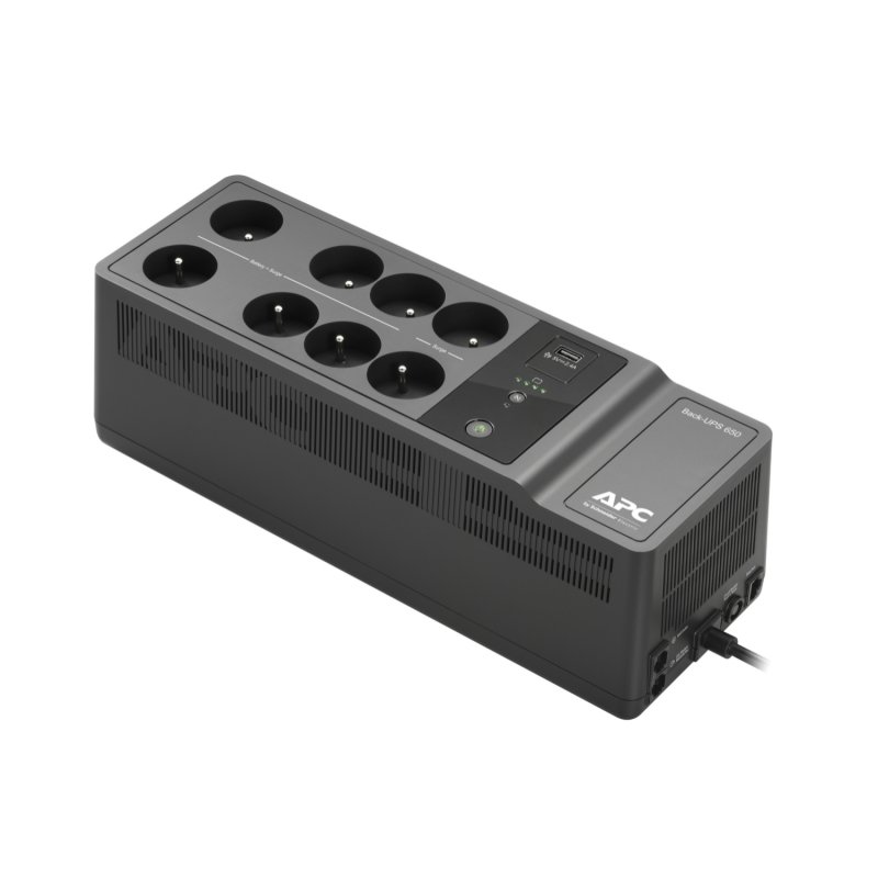 APC Back-UPS 650VA (Cyberfort III.), 230V, 1USB charging port, BE650G2-FR - obrázek produktu