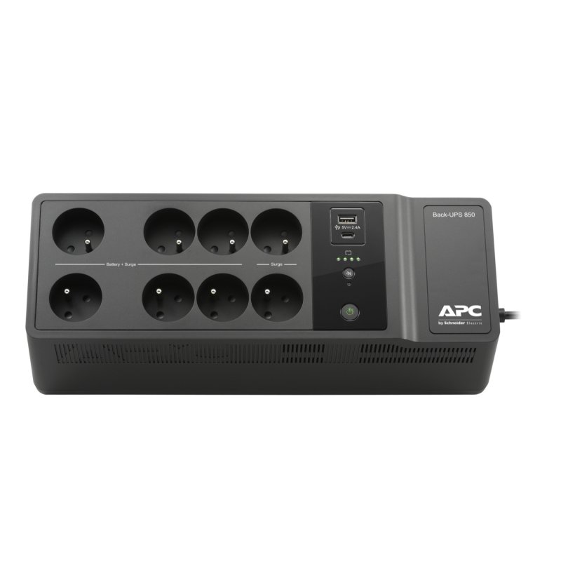 APC Back-UPS 850VA (Cyberfort III.), 230V, USB Type-C and A charging ports, BE850G2-FR - obrázek č. 2