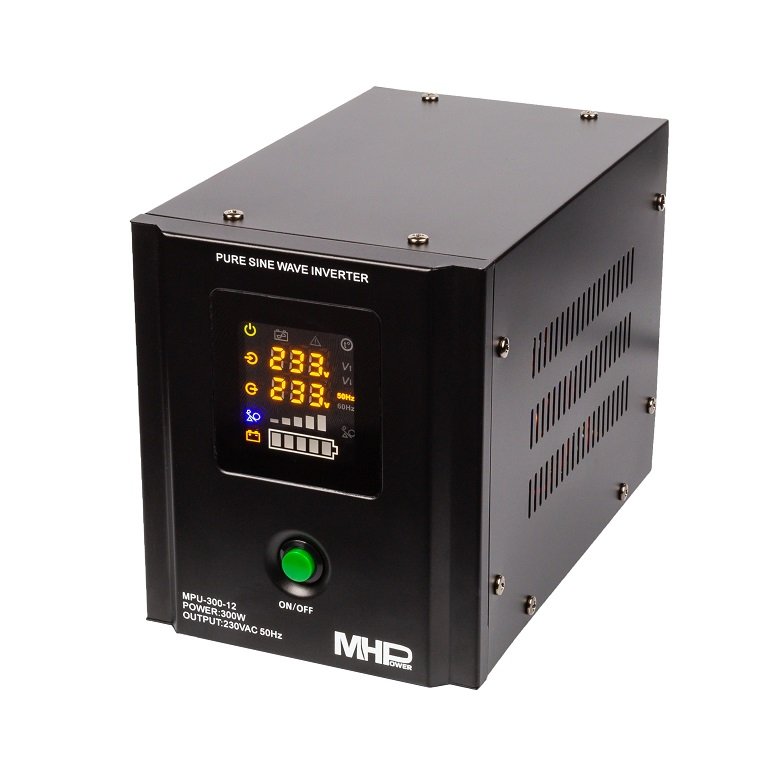 Záložní zdroj MHPower MPU300-12,UPS,300W, čistá sinus - obrázek produktu