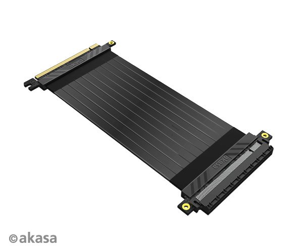 AKASA Riser black X2, 20 cm - obrázek č. 2