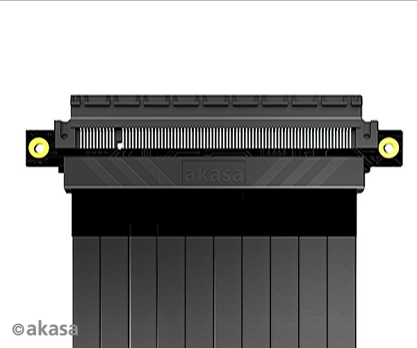 AKASA Riser black XL, 100 cm - obrázek č. 3