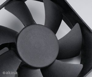 přídavný ventilátor Akasa 80x80x25 black OEM H - obrázek č. 1
