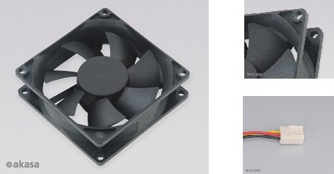 přídavný ventilátor Akasa 92x92x25 OEM - obrázek produktu