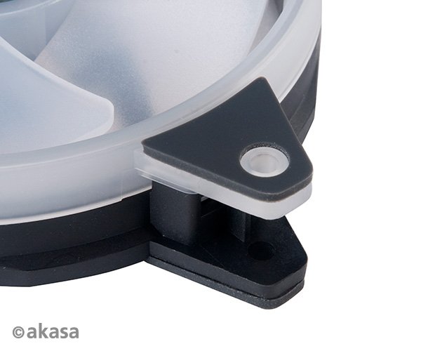 přídavný ventilátor Akasa Vegas AR7 LED 12 cm kit - obrázek č. 2