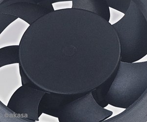ventilátor Akasa - 40x10 mm  - černý - obrázek č. 2