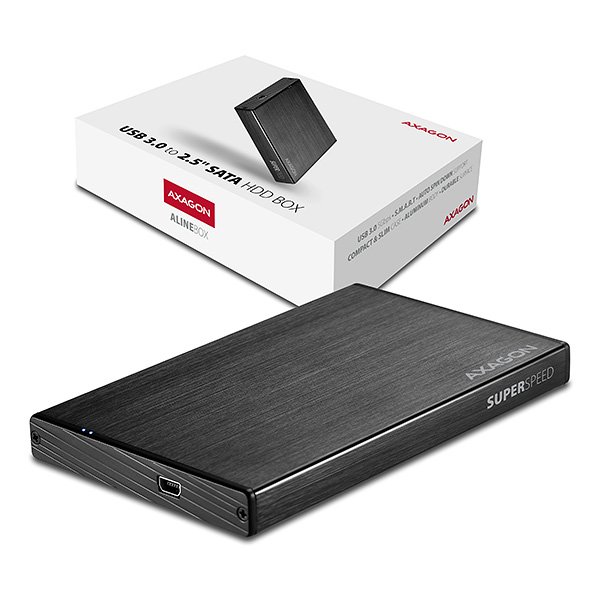 AXAGON EE25-XA3, USB 3.2 Gen 1 - SATA, 2.5" externí ALINE box - obrázek produktu