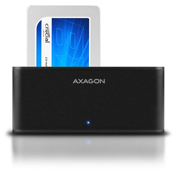 AXAGON ADSA-SMB, USB3.0 - SATA 6G COMPACT HDD dock BLACK - obrázek č. 1