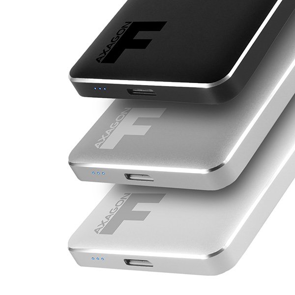 AXAGON EE25-F6S, USB3.0 - SATA 6G 2.5" FULLMETAL externí box, stříbrný - obrázek č. 8
