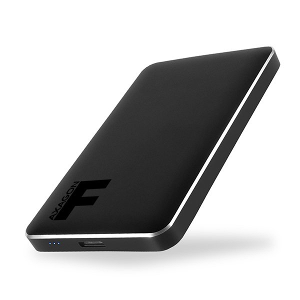 AXAGON EE25-F6B, USB3.0 - SATA 6G 2.5" FULLMETAL externí box, černý - obrázek č. 1