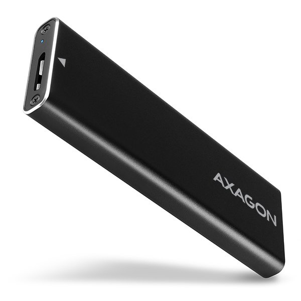 AXAGON EEM2-U3, USB3.0 - M.2 SATA SSD hliníkový box, délka 30 až 80 mm - obrázek č. 1